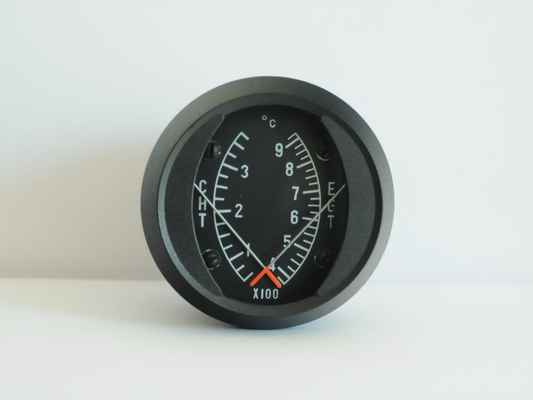 Aircraft Combination Exhaust Gas Temperature and Cylinder Head Temperature Gauge CE1-3792C