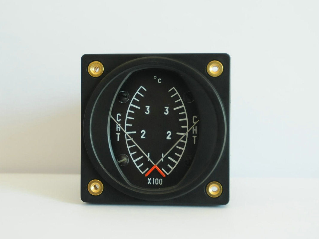 Airplane Temp 2 1/4”, 2” , 3 1/8” Cylinder Head Temperature Gauge C2