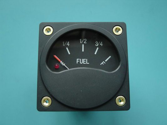 Airplane Instrument 2 1/4” Alarm EF Fuel Tank Level Gauges / Gauge F2-VA