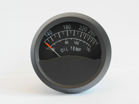 2 inch airplane instruments Oil Aircraft Temperature Gauge T1-30F/C
